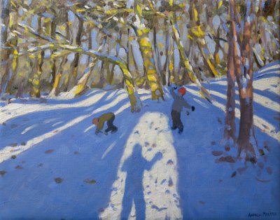 Invierno en el Castillo de Elvaston, 2008 de Andrew Macara